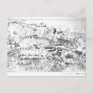 Carte Postale Le siège de Boulogne par le roi Henri VIII