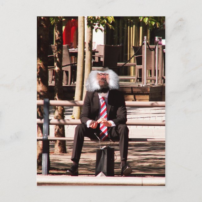 Carte Postale Le singe humain (Devant)