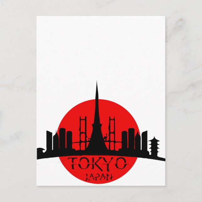 Carte Postale Le site de Tokyo (Devant)