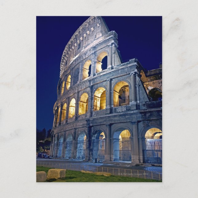 Carte Postale le soir (Devant)