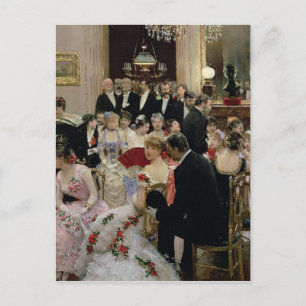 Carte Postale Le Soiree, c.1880