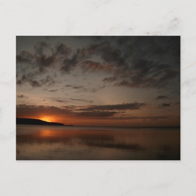 Carte Postale Le soleil se couche sur Guam (Devant)