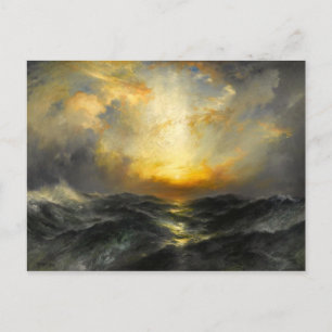 Carte Postale Le soleil sur l'océan