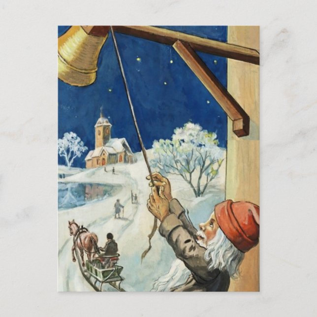 Carte Postale "Le son de la cloche" par Jenny Nystrom (Devant)