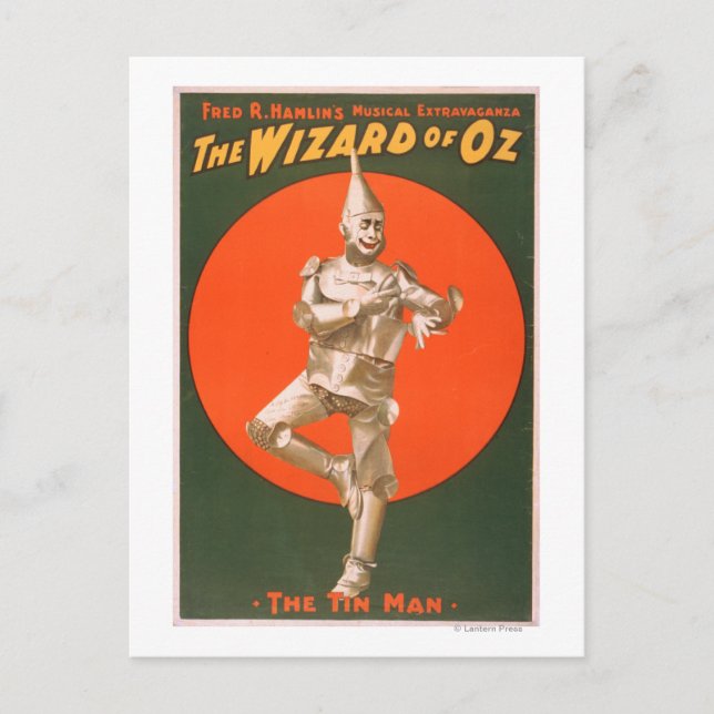 Carte Postale "Le sorcier d'Oz" Poster du théâtre musical #2 (Devant)