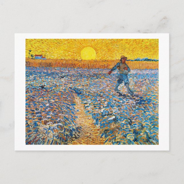 Carte Postale Le Sower, Van Gogh (Devant)
