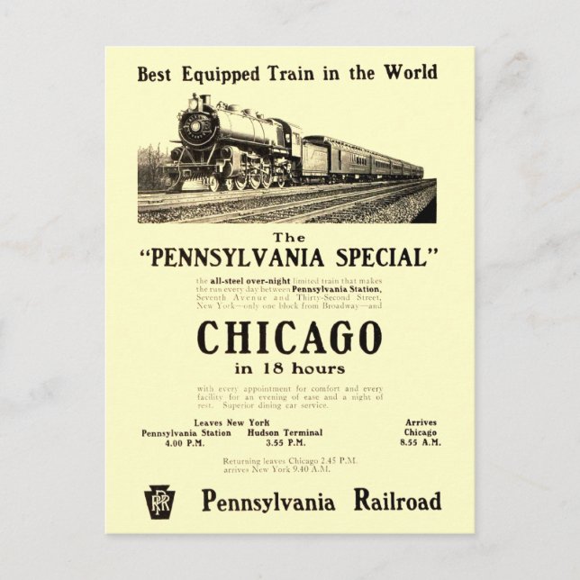 Carte Postale Le Special Pennsylvania (Devant)