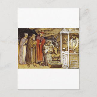 Carte Postale Le St Francis à la nativité, iPhone de porte - clé