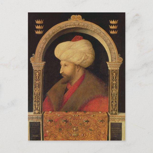 Carte Postale Le Sultan Mehmet II 1480 (Devant)