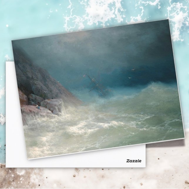 Carte Postale Le Survivant, Ivan Konstantinovich Aivazovsky (Créateur téléchargé)