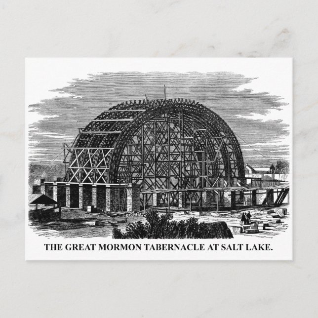 Carte Postale Le tabernacle du Grand Mormon à Salt Lake (Devant)