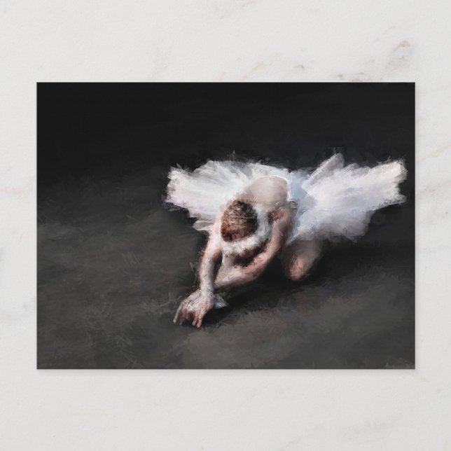Carte Postale Le tableau de la ballerine (Devant)