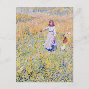 Carte Postale Le tableau de Little Worker par Helen McNicoll