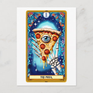 Carte Postale Le Tarot Drôle de Pizza Caed