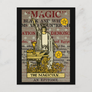 Carte Postale Le Tarot magicien