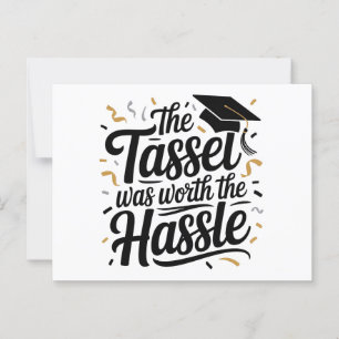 Carte Postale Le Tassel valait le coup d'être Hassle - Graduatio