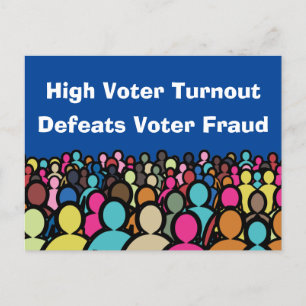 Carte Postale Le taux de participation élevé défavorise la fraud