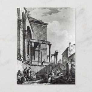 Carte Postale Le temple de Jupiter dans le palais de