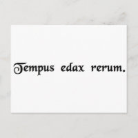 Le temps est le pionnier de toutes choses.