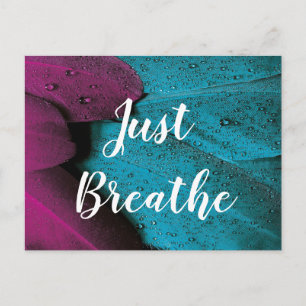 Carte Postale Le texte fait sur commande respirent juste les