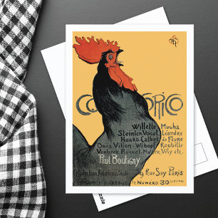 Carte Postale Le théophile Steinlen du magazine Cocorico