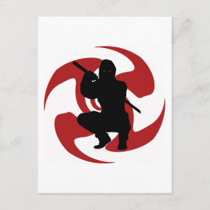 CARTE POSTALE LE TON DE NINJA