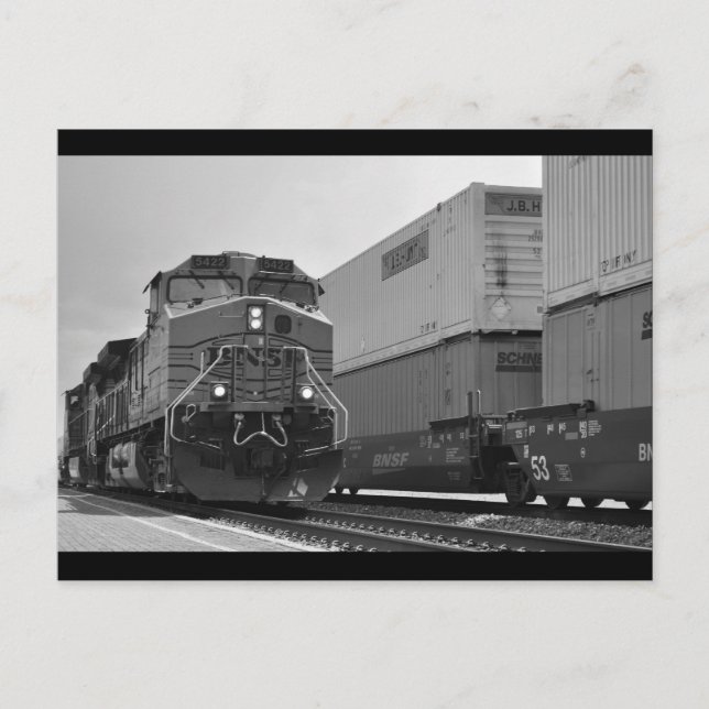 Carte Postale Le train (Devant)