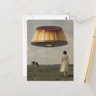 Carte Postale Le traité de vol de science-fiction de flan UFO