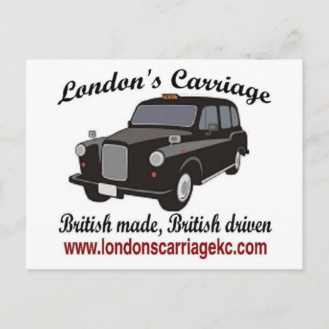Carte Postale Le transport de Londres (Devant)