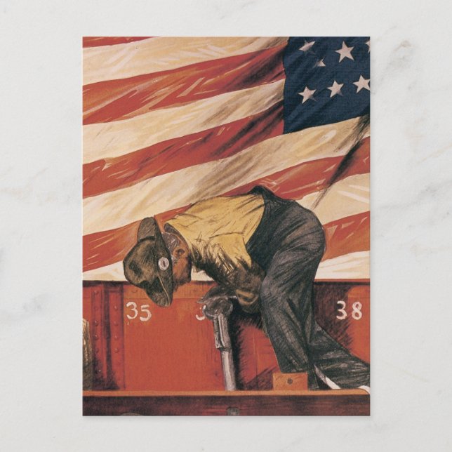 Carte Postale Le travail d'équipe gagne (Devant)