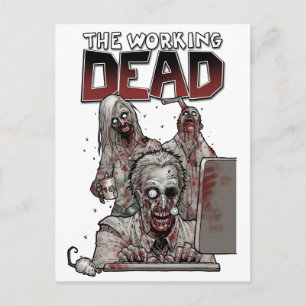 CARTE POSTALE LE TRAVAIL MORT