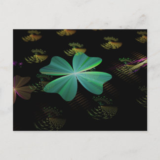 Carte Postale ☼ Le trèfle à quatre feuilles ☼