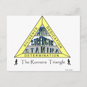 CARTE POSTALE LE TRIANGLE DU RUNNER