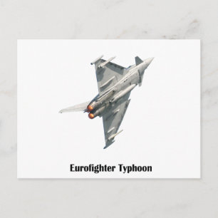 Carte Postale Le typhon de l'Eurofighter