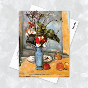 Carte Postale Le Vase Bleu La Vie morte Paul Cézanne