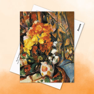Carte Postale Le Vase Fleuri Paul Cezanne