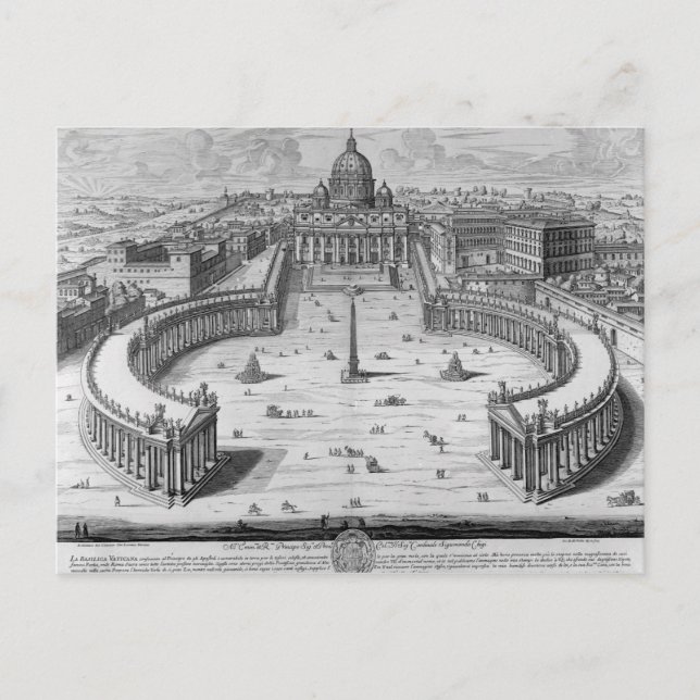 Carte Postale Le Vatican, Rome (Devant)