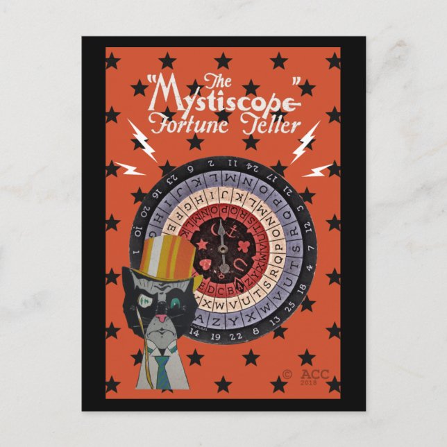 Carte Postale Le vendeur de Mystiscope Fortune (Devant)