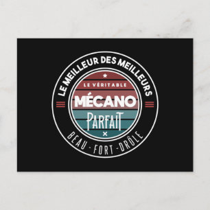 Carte Postale Le véritable mécano parfait