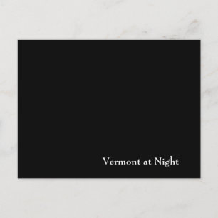 Carte Postale Le Vermont la nuit