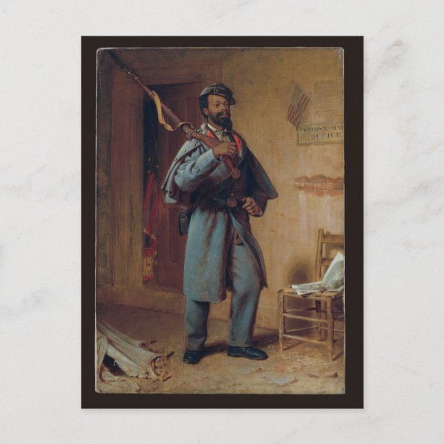 Carte Postale Le vétéran, Wood - Guerre civile Africain-Américai (Devant)