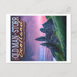 CARTE POSTALE LE VIEUX HOMME DE STORR - L'ÎLE DE SKYE - ÉCOSSE
