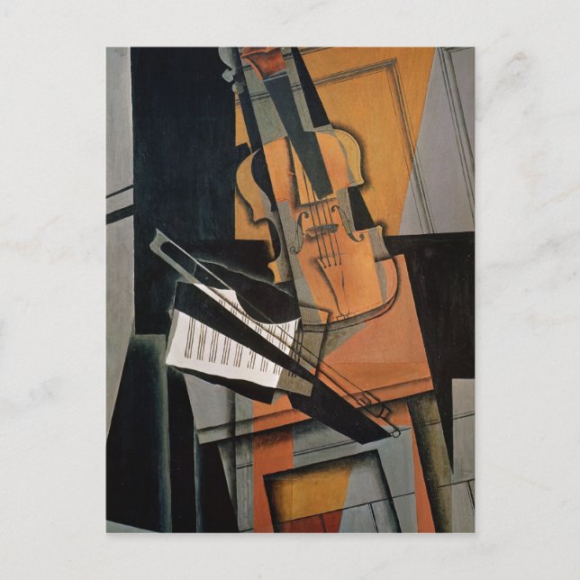 Carte Postale Le violon, 1916 (Devant)