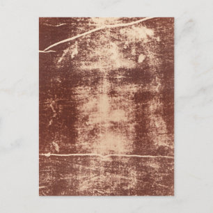 Carte Postale Le visage de Jésus sur le linceul de Turin