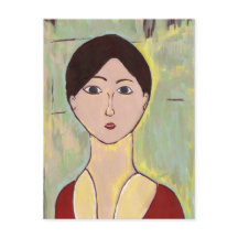 Le visage de la fille après Matisse