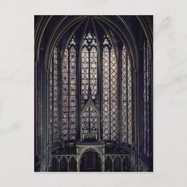 Carte Postale Le vitrail (Devant)