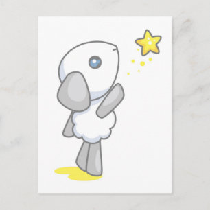 Carte Postale Le voeu de Lamby-Pie