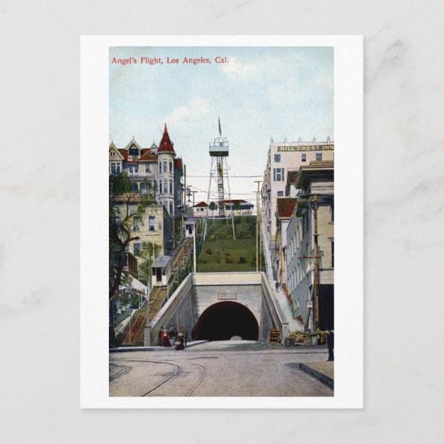 Carte Postale Le vol de vintage Angel à Los Angeles (Devant)