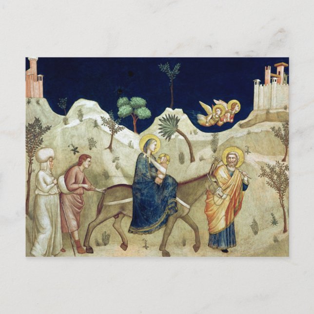 Carte Postale Le vol vers l'Egypte 2 (Devant)