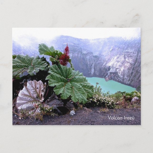 Carte Postale Le volcan Irazu (Devant)